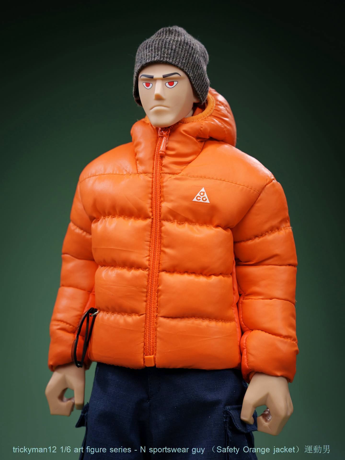 PRE ORDER – 1/6 TRICKYMAN12 - N SPORTSWEAR GUY - SAFETY ORANGE