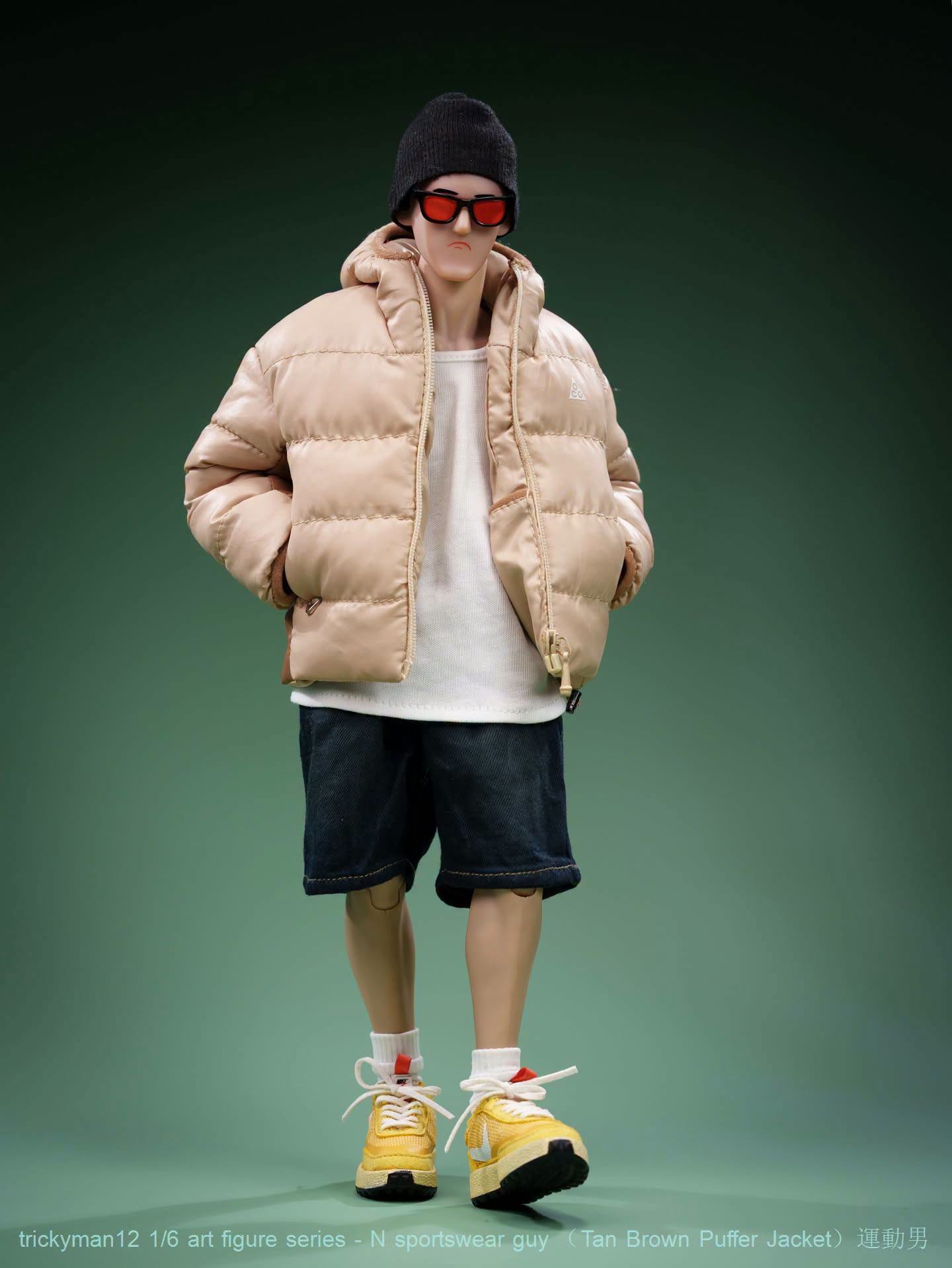 PRE ORDER – 1/6 TRICKYMAN12 - N SPORTSWEAR GUY - TAN BROWN