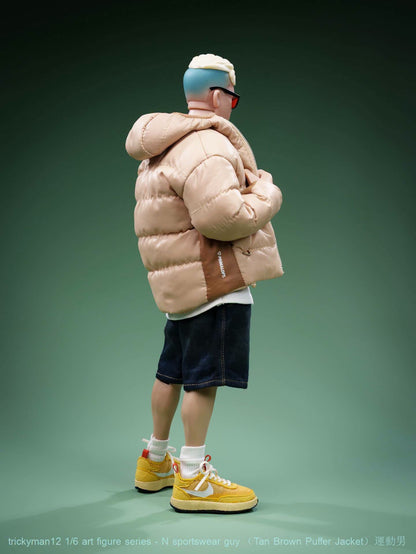 PRE ORDER – 1/6 TRICKYMAN12 - N SPORTSWEAR GUY - TAN BROWN