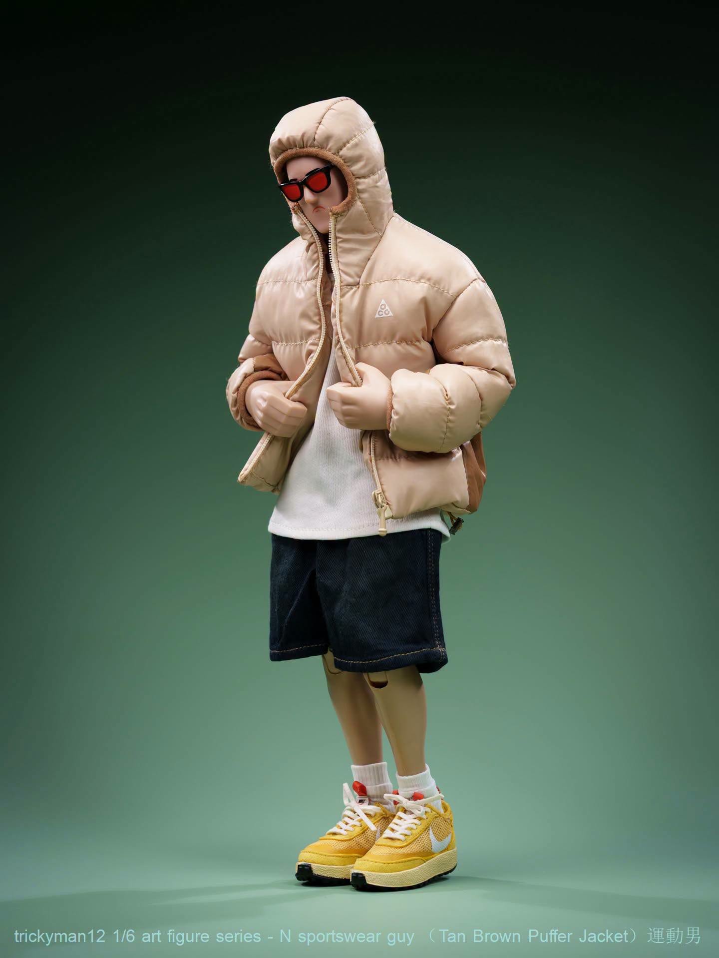 PRE ORDER – 1/6 TRICKYMAN12 - N SPORTSWEAR GUY - TAN BROWN