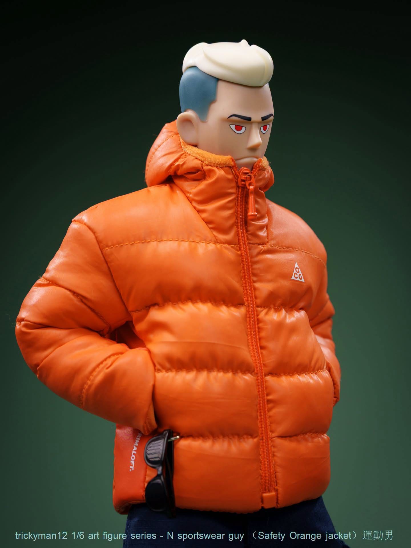 PRE ORDER – 1/6 TRICKYMAN12 - N SPORTSWEAR GUY - SAFETY ORANGE