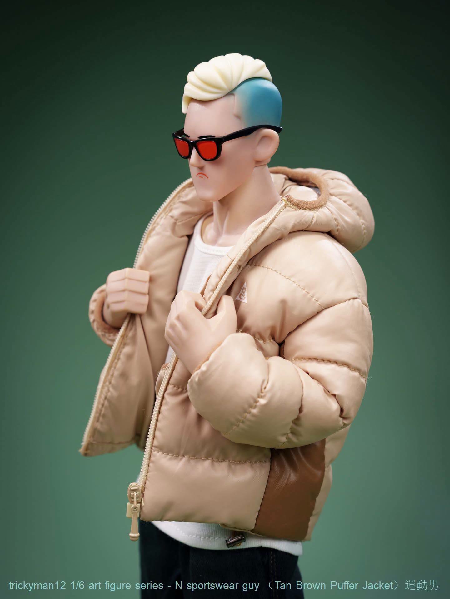 PRE ORDER – 1/6 TRICKYMAN12 - N SPORTSWEAR GUY - TAN BROWN