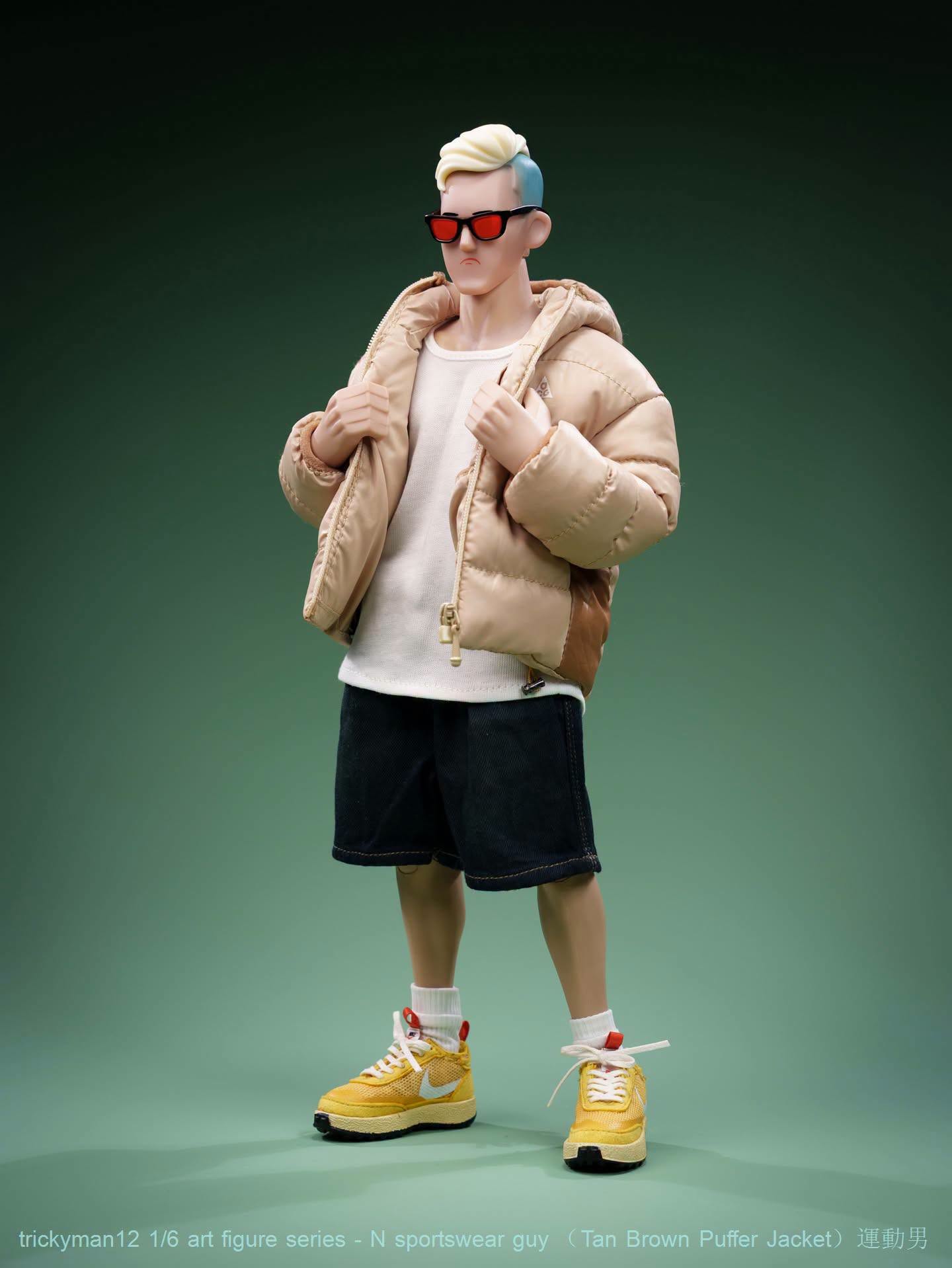 PRE ORDER – 1/6 TRICKYMAN12 - N SPORTSWEAR GUY - TAN BROWN