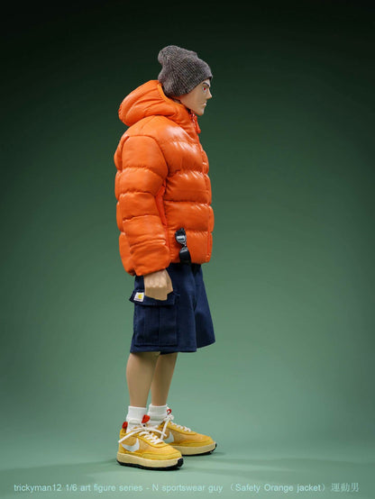 PRE ORDER – 1/6 TRICKYMAN12 - N SPORTSWEAR GUY - SAFETY ORANGE