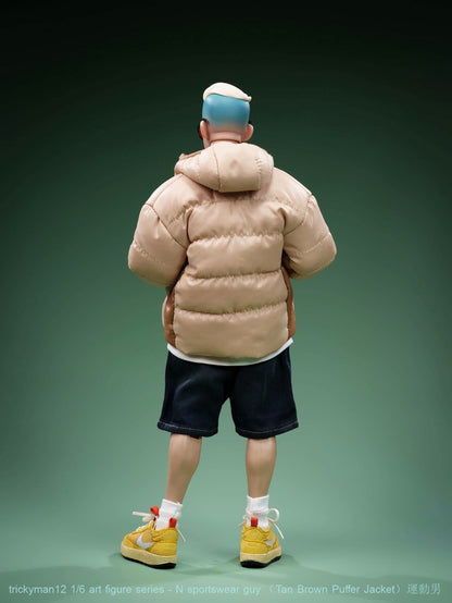 PRE ORDER – 1/6 TRICKYMAN12 - N SPORTSWEAR GUY - TAN BROWN