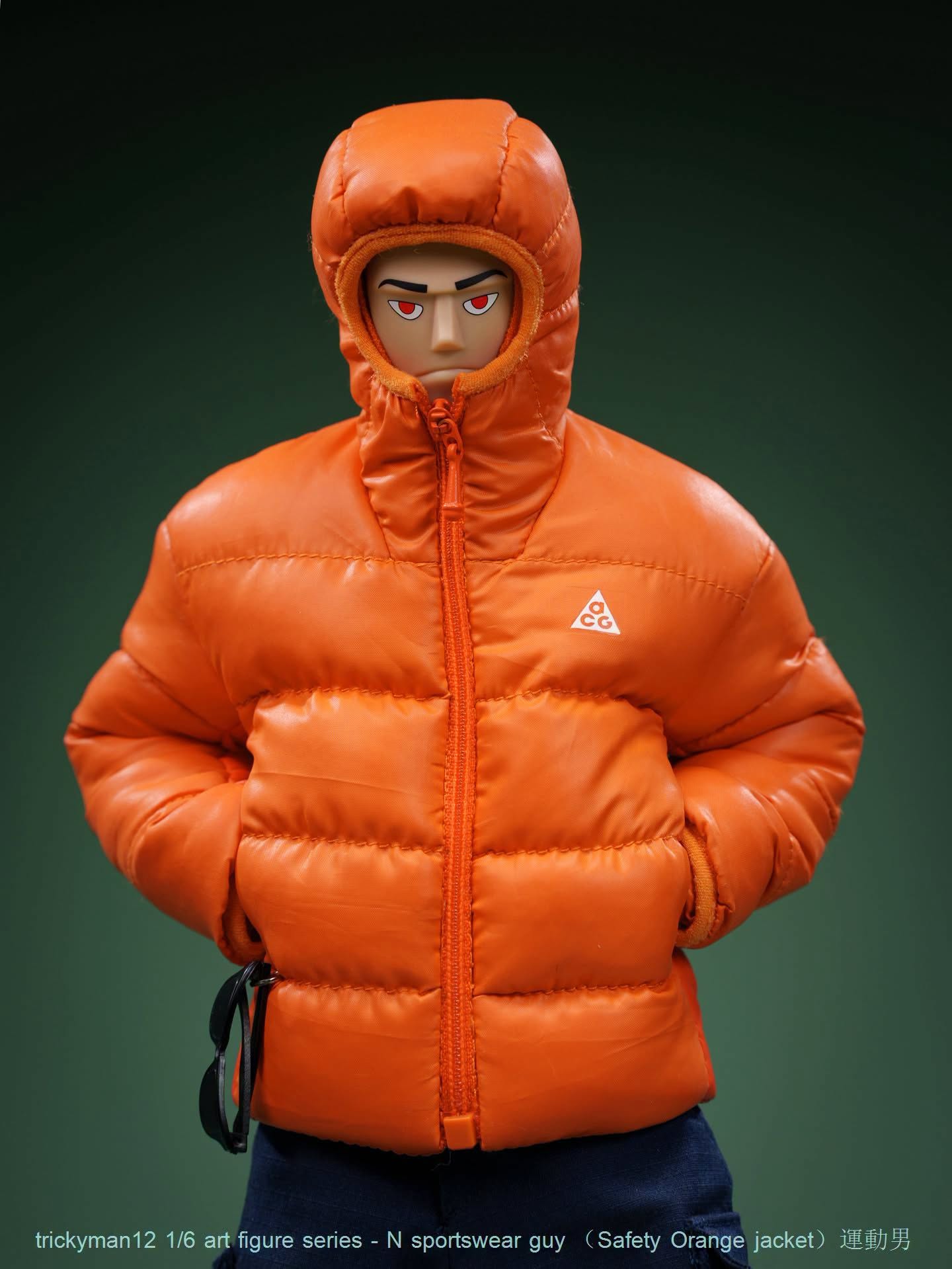 PRE ORDER – 1/6 TRICKYMAN12 - N SPORTSWEAR GUY - SAFETY ORANGE