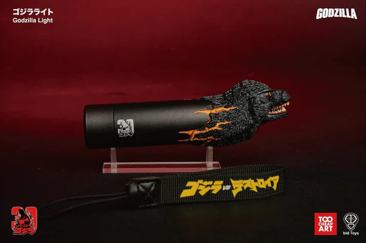 PRE ORDER – BID TOYS X TOO CHEAP ART BURNING GODZILLA SOUND & LIGHT FLASHLIGHT BID2511