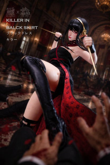 PRE ORDER – 1/6 SPY X FAMILY - KILLER IN BLACK SKIRT - YOR FORGER 3P