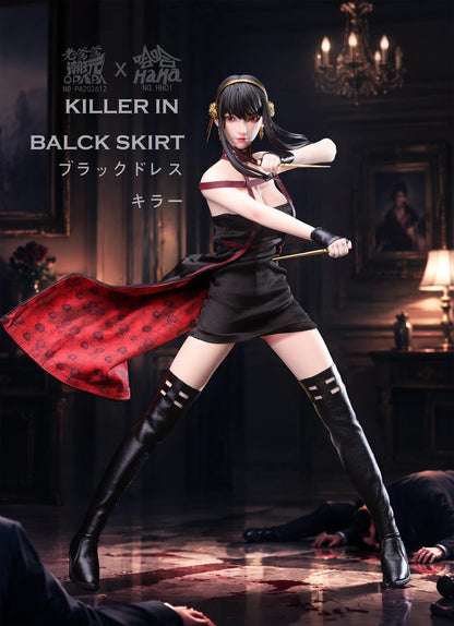 PRE ORDER – 1/6 SPY X FAMILY - KILLER IN BLACK SKIRT - YOR FORGER 3P
