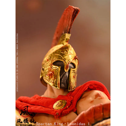 PRE ORDER – WIND TOYS 1/12 FMW004 ETERNAL WARLORDS SERIES SPARTAN KING·LEONIDAS I BLOODSTAINED EDITION