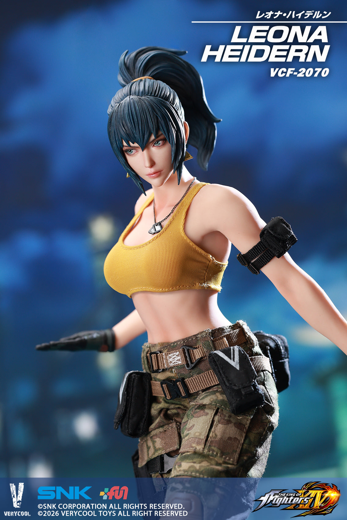 PRE ORDER – 1/6 THE KING OF FIGHTERS XIV LEONA HEIDERN SNK OFFICIALLY LICENSED ACTION FIGURE