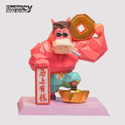 PRE ORDER – CHAOYEH WILD ART 16CM DIVINE HORSE FORTUNE RED CY001