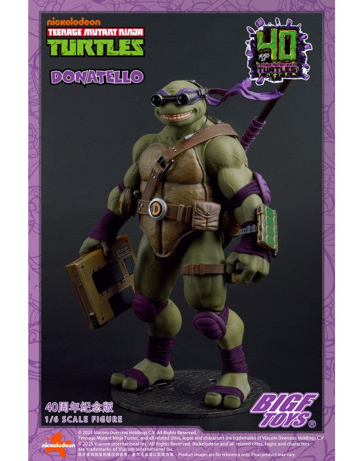 PRE ORDER – 1/6 TMNT DONATELLO 40TH ANNIVERSARY EDITION ACTION FIGURE BIGF-003