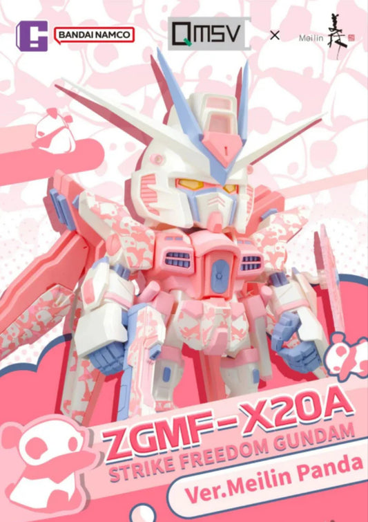 BANDAI – QMSV ZGMF-X20A STRIKE FREEDOM GUNDAM VER. MEILIN PANDA