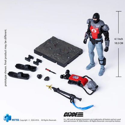 PRE ORDER – HIYA EMG0458 1/18 EXQUISITE MINI SERIES G.I.JOE - COBRA EEL