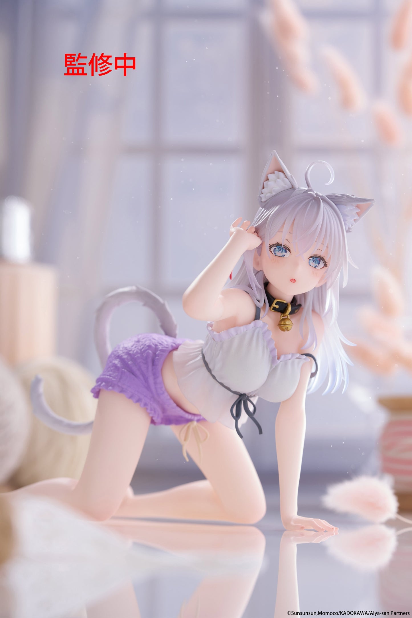PRE ORDER – ALYA SOMETIMES HIDES HER FEELINGS IN RUSSIAN DESKTOP CUTE FIGURE - ALYA (CAT EAR ROOMWEAR VER.)