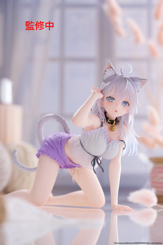 PRE ORDER – ALYA SOMETIMES HIDES HER FEELINGS IN RUSSIAN DESKTOP CUTE FIGURE - ALYA (CAT EAR ROOMWEAR VER.)