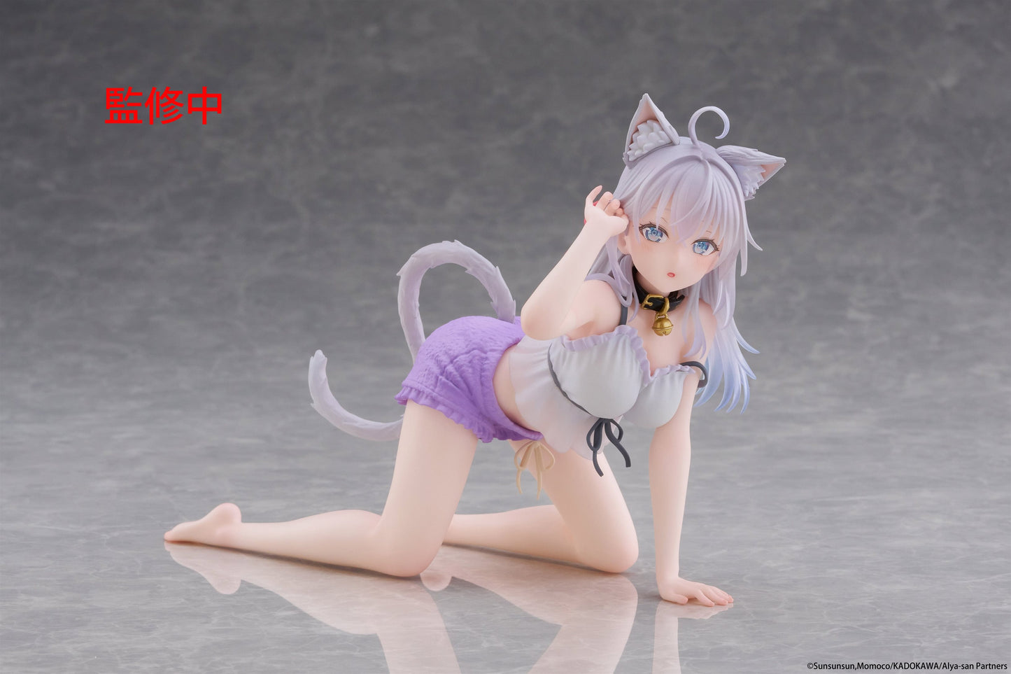 PRE ORDER – ALYA SOMETIMES HIDES HER FEELINGS IN RUSSIAN DESKTOP CUTE FIGURE - ALYA (CAT EAR ROOMWEAR VER.)