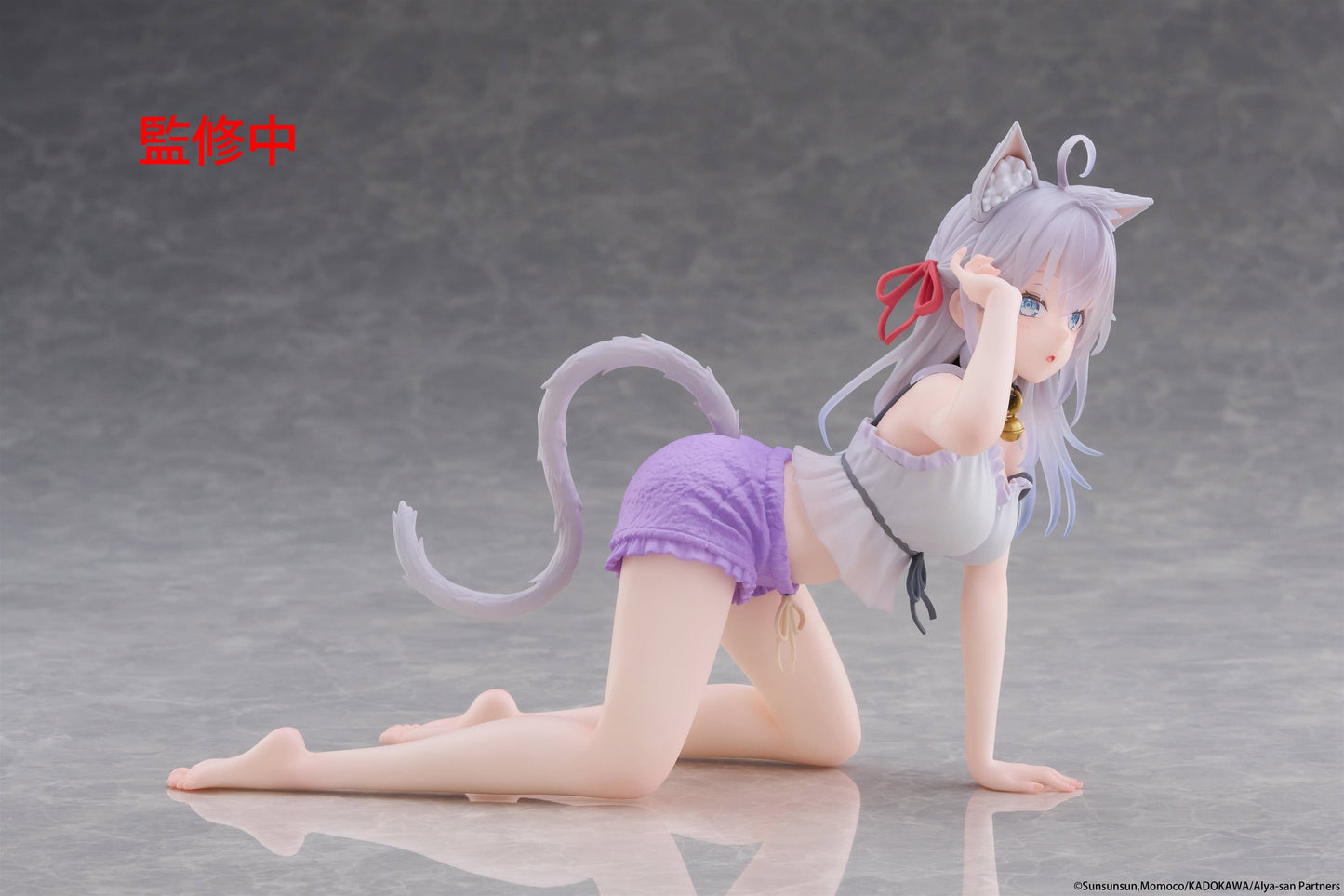 PRE ORDER – ALYA SOMETIMES HIDES HER FEELINGS IN RUSSIAN DESKTOP CUTE FIGURE - ALYA (CAT EAR ROOMWEAR VER.)