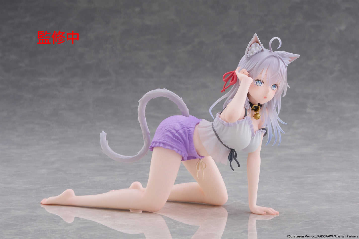 PRE ORDER – ALYA SOMETIMES HIDES HER FEELINGS IN RUSSIAN DESKTOP CUTE FIGURE - ALYA (CAT EAR ROOMWEAR VER.)