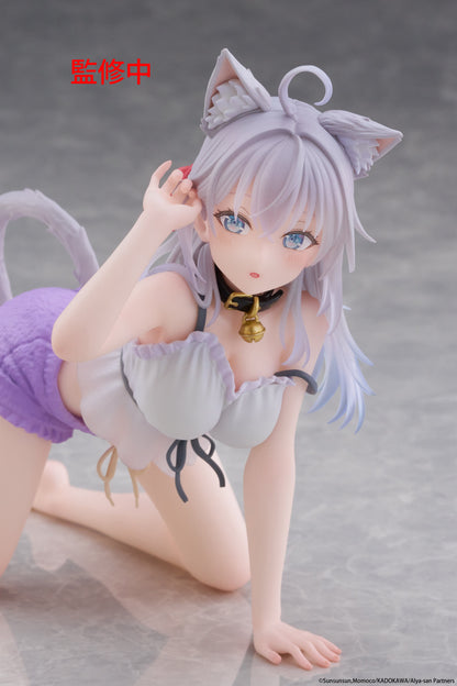 PRE ORDER – ALYA SOMETIMES HIDES HER FEELINGS IN RUSSIAN DESKTOP CUTE FIGURE - ALYA (CAT EAR ROOMWEAR VER.)