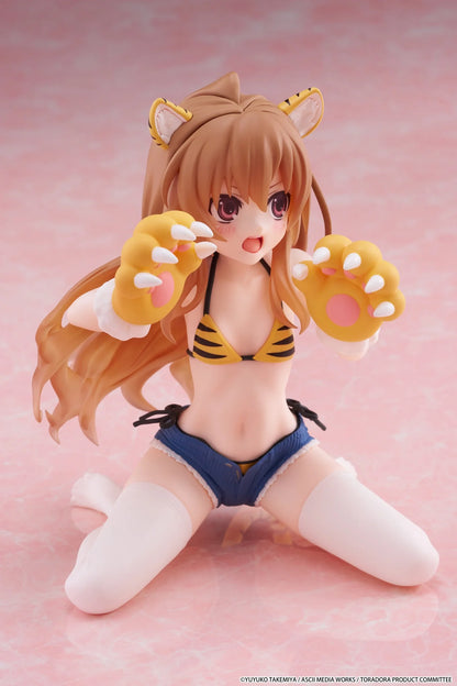 PRE ORDER – TORADORA! DESKTOP CUTE FIGURE - TAIGA AISAKA (TIGER COSTUME SWIMWEAR VER.)