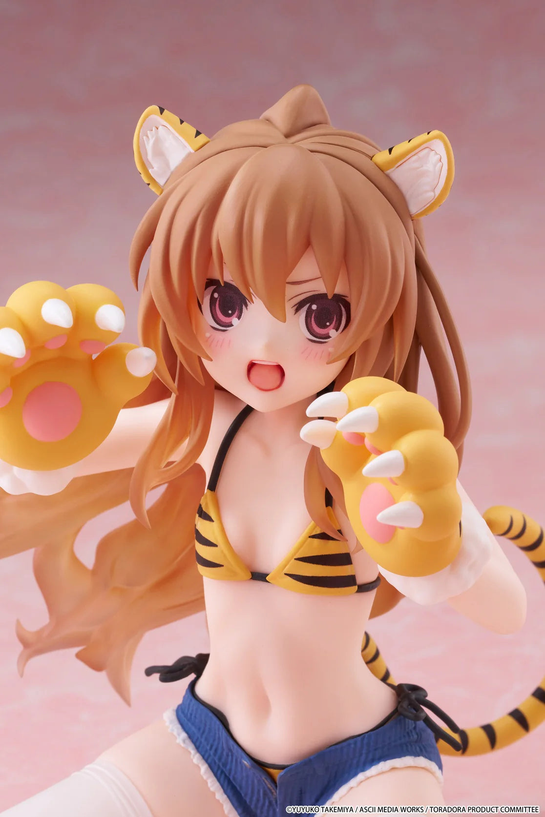 PRE ORDER – TORADORA! DESKTOP CUTE FIGURE - TAIGA AISAKA (TIGER COSTUME SWIMWEAR VER.)