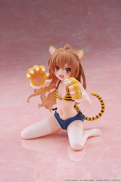 PRE ORDER – TORADORA! DESKTOP CUTE FIGURE - TAIGA AISAKA (TIGER COSTUME SWIMWEAR VER.)