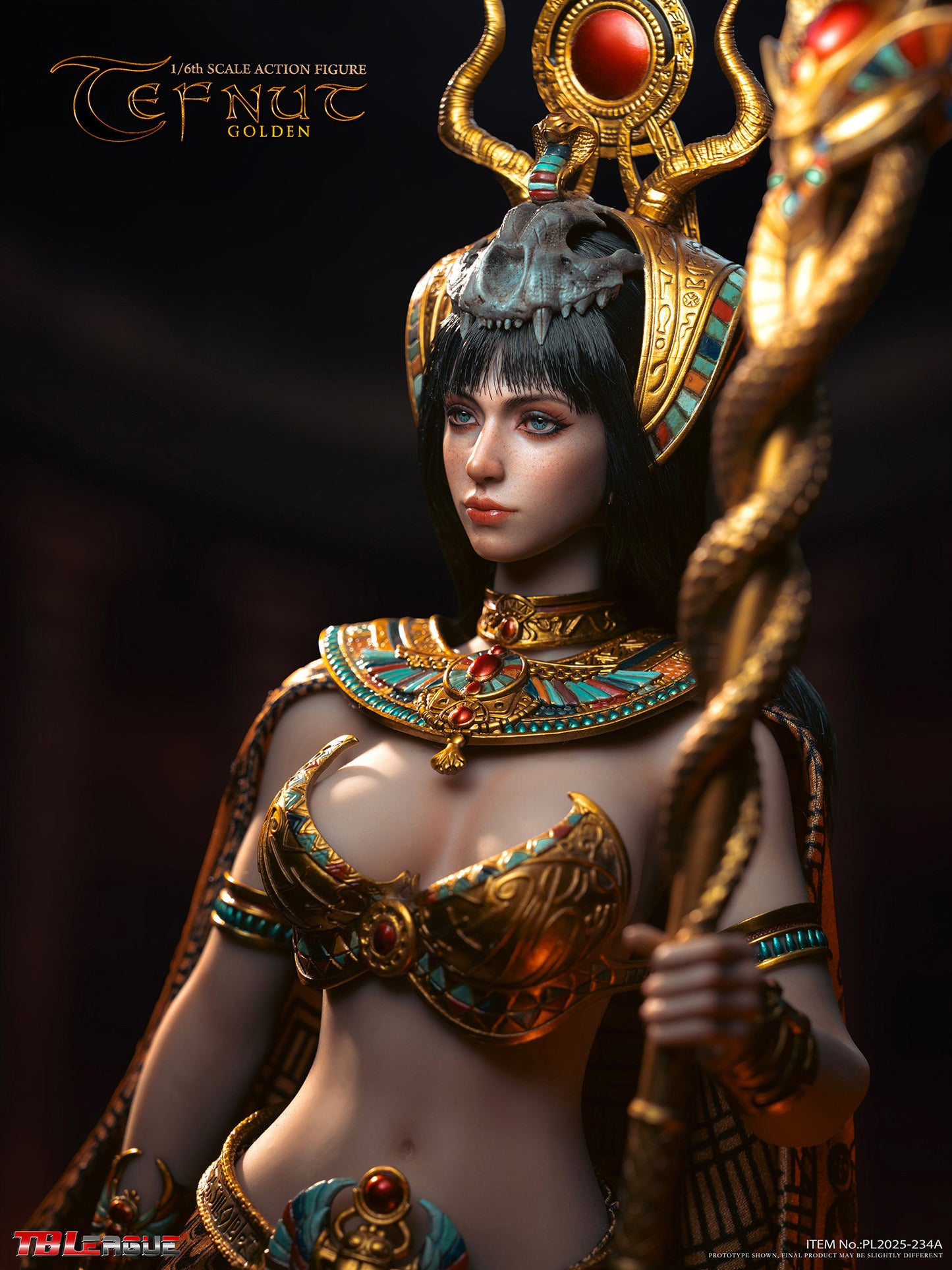 PRE ORDER – TBLEAGUE 1/6 EGYPTIAN GODS: TEFNUT (GOLDEN) PL2025-234A