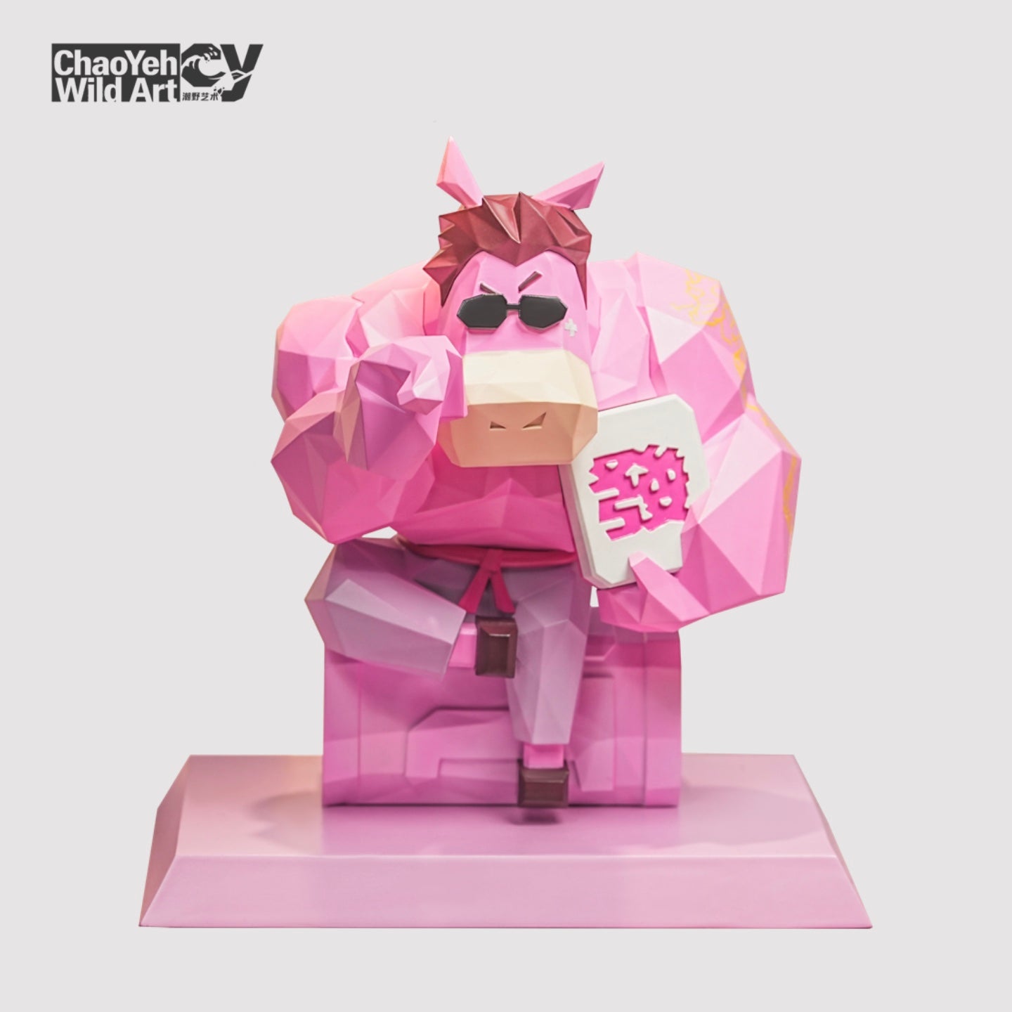 PRE ORDER – CHAOYEH WILD ART 16CM DIVINE HORSE WEALTH PINK CY004