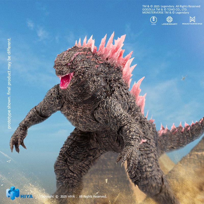 PRE ORDER – HIYA TOYS 18CM GODZILLA X KONG: THE NEW EMPIRE HEAT RAY GODZILLA EVOLVED