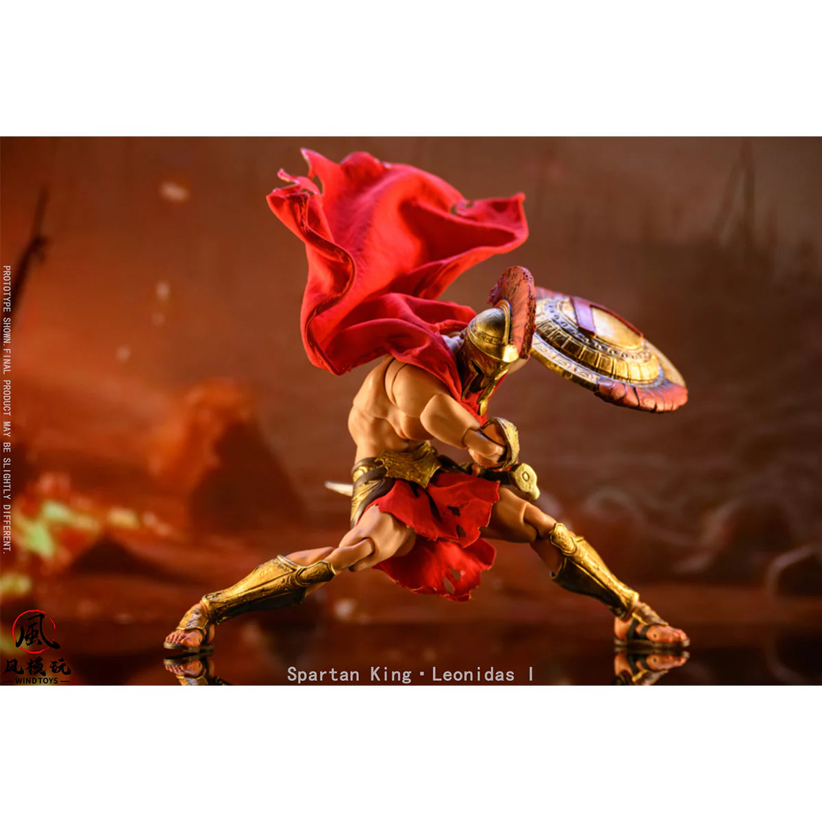 PRE ORDER – WIND TOYS 1/12 FMW004 ETERNAL WARLORDS SERIES SPARTAN KING·LEONIDAS I STANDARD EDITION