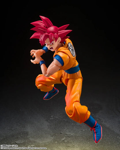 PRE ORDER – S.H.FIGUARTS DRAGON BALL SUPER - SUPER SAIYAN GOD SON GOKU - GOD AURA
