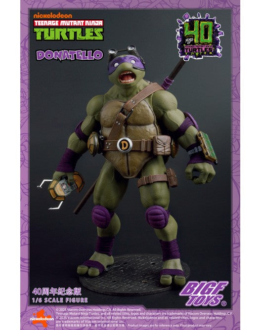 PRE ORDER – 1/6 TMNT DONATELLO 40TH ANNIVERSARY EDITION ACTION FIGURE BIGF-003
