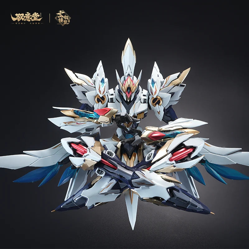 PRE ORDER – 1/100 SCALE EMP-02 + MC-02 PHONEIXE SET - HAO LING WHITE EMPEROR PHOENIX DEVINE ARMOR MODEL KIT