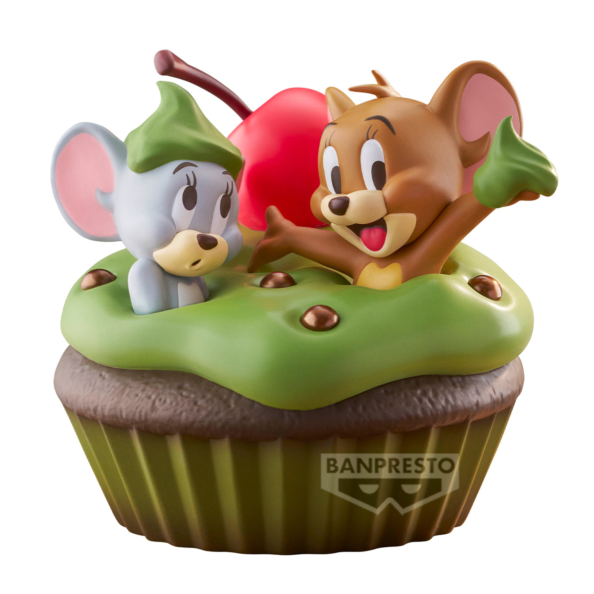PRE ORDER – TOM AND JERRY BIG SOFT VINYL FIGURE - SWEET MATCHA CUPCAKE