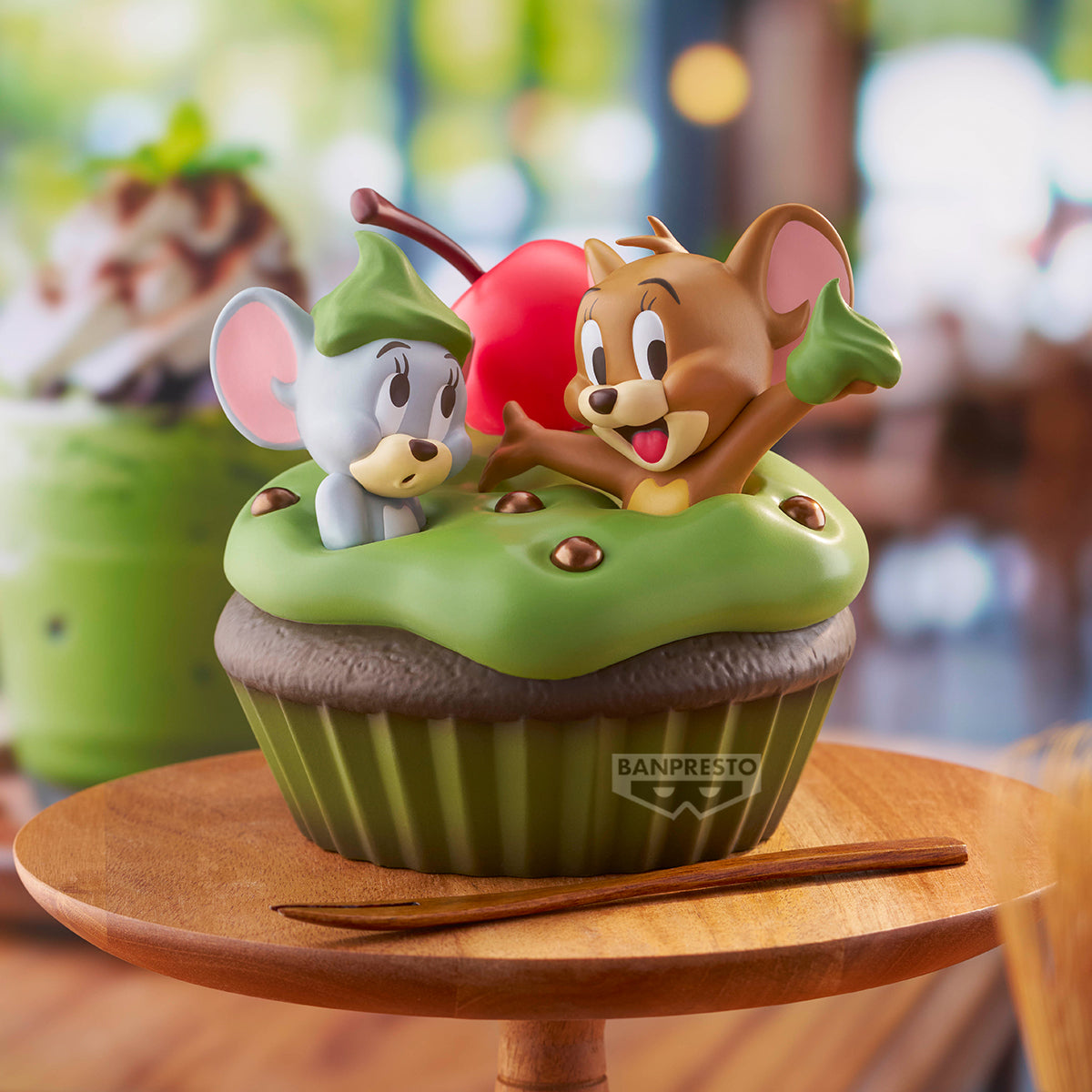 PRE ORDER – TOM AND JERRY BIG SOFT VINYL FIGURE - SWEET MATCHA CUPCAKE
