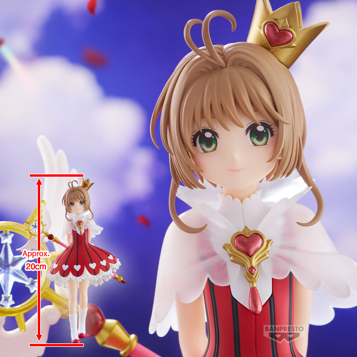 PRE ORDER – CARDCAPTOR SAKURA CLEAR CARD FIGURE - SAKURA KINOMOTO - ROCKET BEAT VER.
