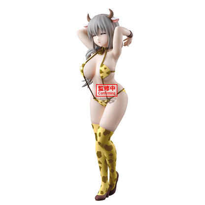 PRE ORDER – UZAKI-CHAN WANTS TO HANG OUT! ETERNAL ROMANCE - TSUKI UZAKI COW PRINT SWIMSUIT GOLD VER.