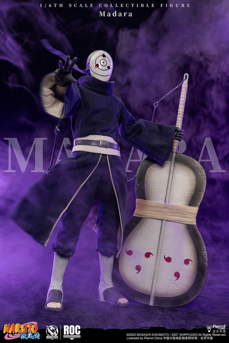 PRE ORDER – ROCKETTOYS ROC-021 1/6 NARUTO SHIPPUDEN MADARA UCHIHA (WHITE MASK)