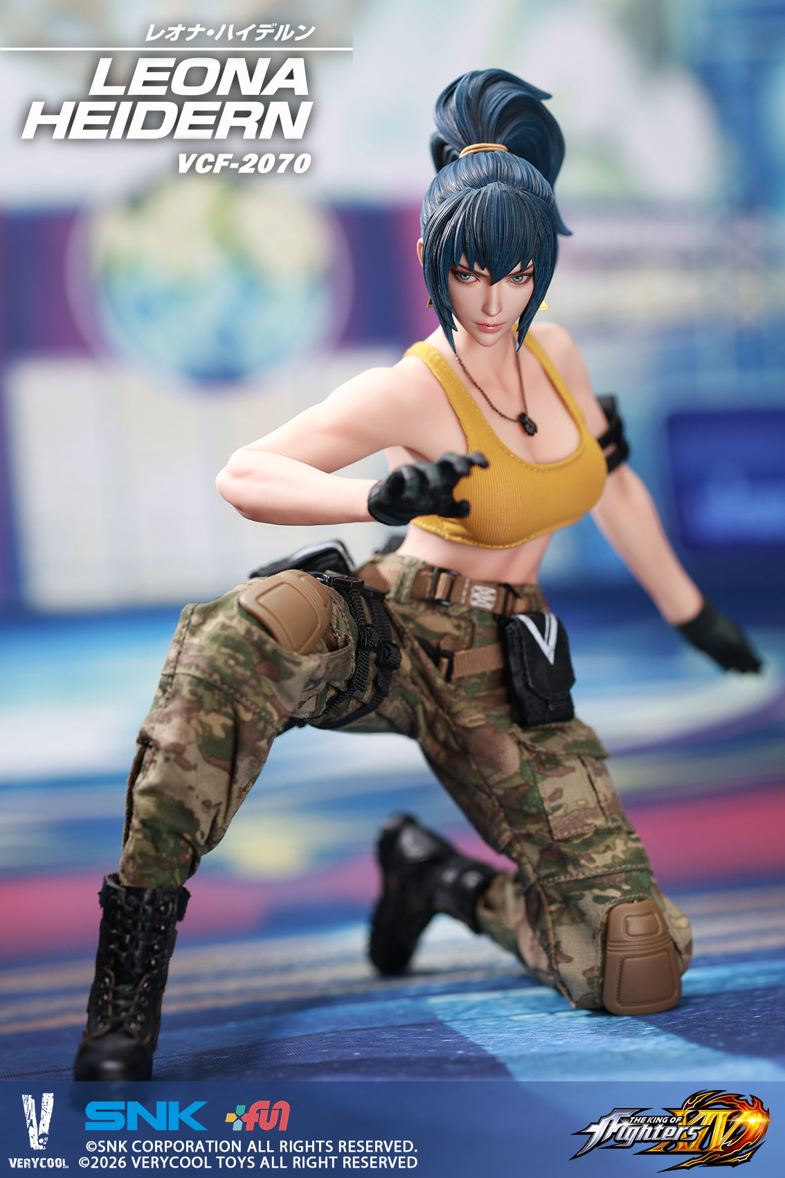 PRE ORDER – 1/6 THE KING OF FIGHTERS XIV LEONA HEIDERN SNK OFFICIALLY LICENSED ACTION FIGURE
