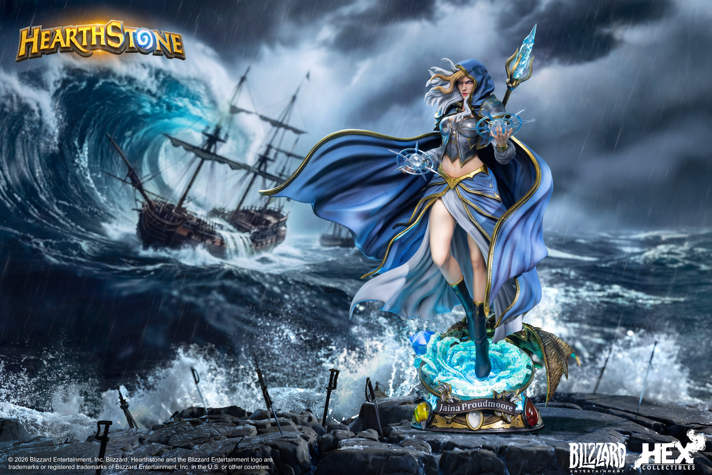PRE ORDER – 1/6 HEX COLLECTIBLES X BLIZZARD GAMES HEARTHSTONE JAINA PROUDMOORE STATUE HEXHS13