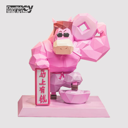 PRE ORDER – CHAOYEH WILD ART 16CM DIVINE HORSE FORTUNE PINK CY002