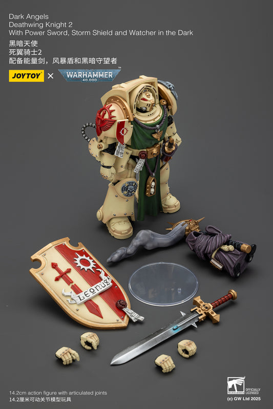 PRE ORDER – 1/18 DARK ANGELS: DEATHWING KNIGHT 2 WITH POWER SWORD, STORM SHIELD AND WATCHER IN THE DARK JT02496