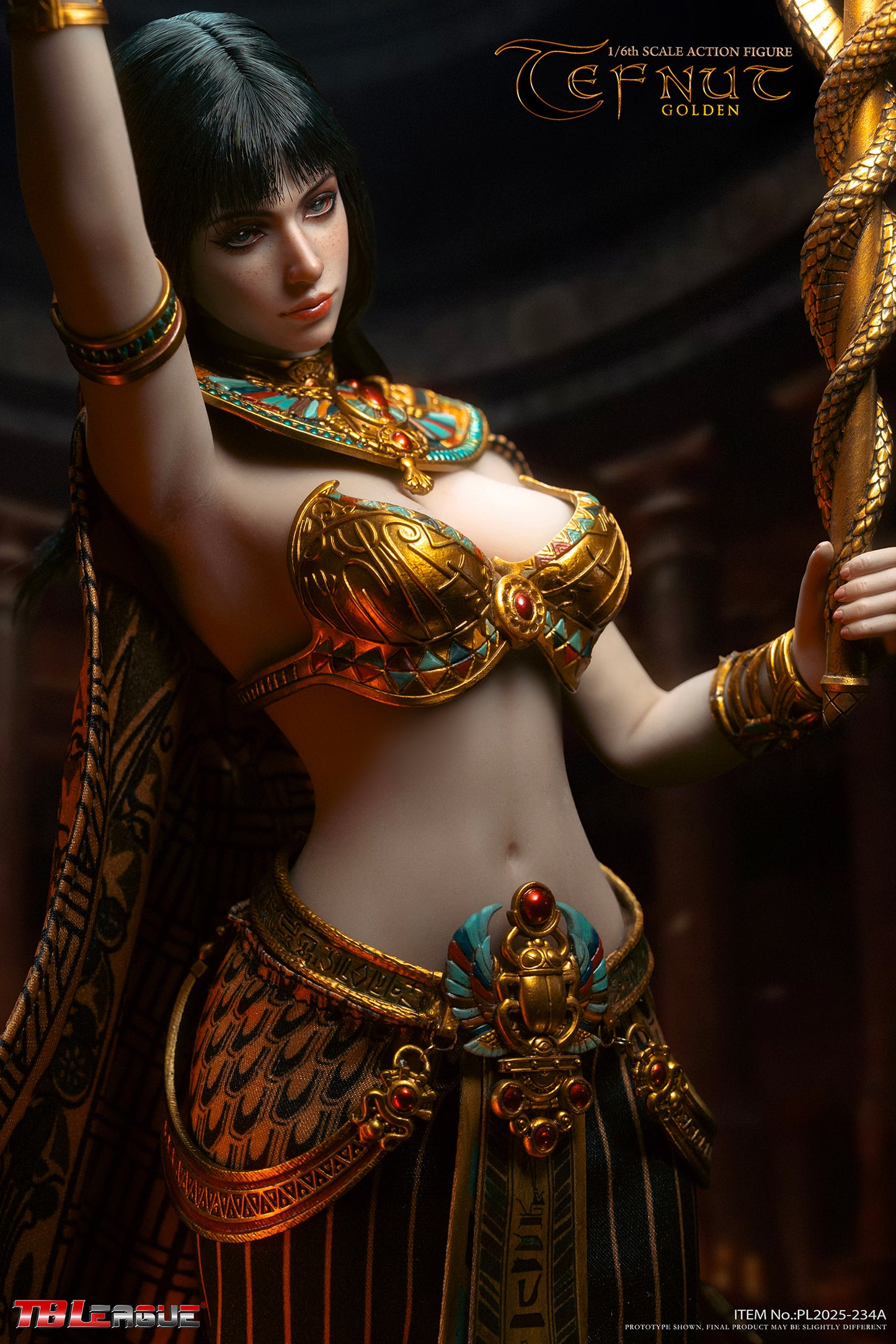 PRE ORDER – TBLEAGUE 1/6 EGYPTIAN GODS: TEFNUT (GOLDEN) PL2025-234A