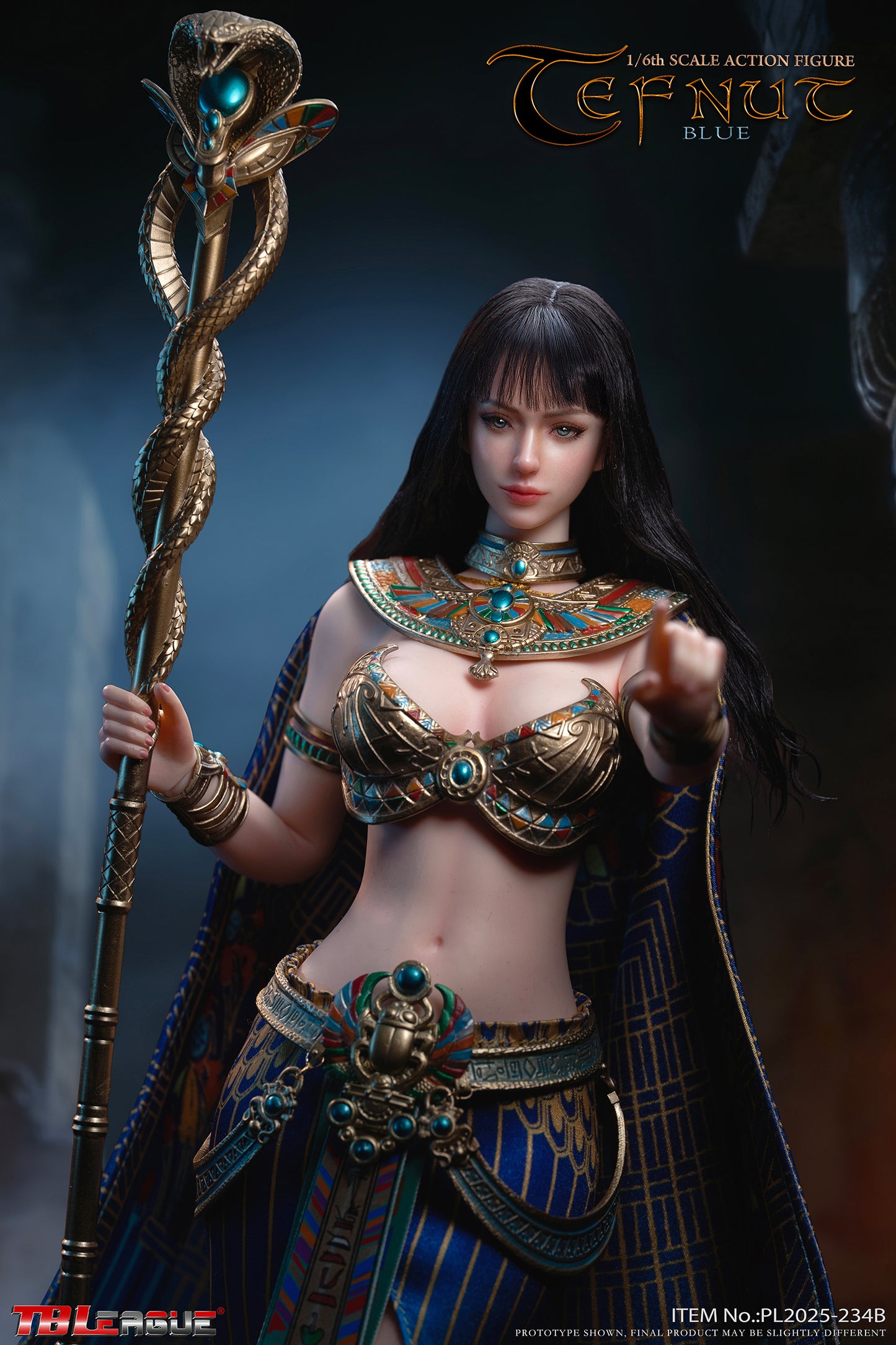 PRE ORDER – TBLEAGUE 1/6 EGYPTIAN GODS: TEFNUT (BLUE) PL2025-234B