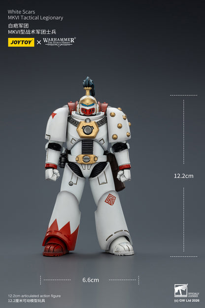 PRE ORDER – 1/18 JOYTOY WHITE SCARS MKVI TACTICAL LEGIONARY JT03356