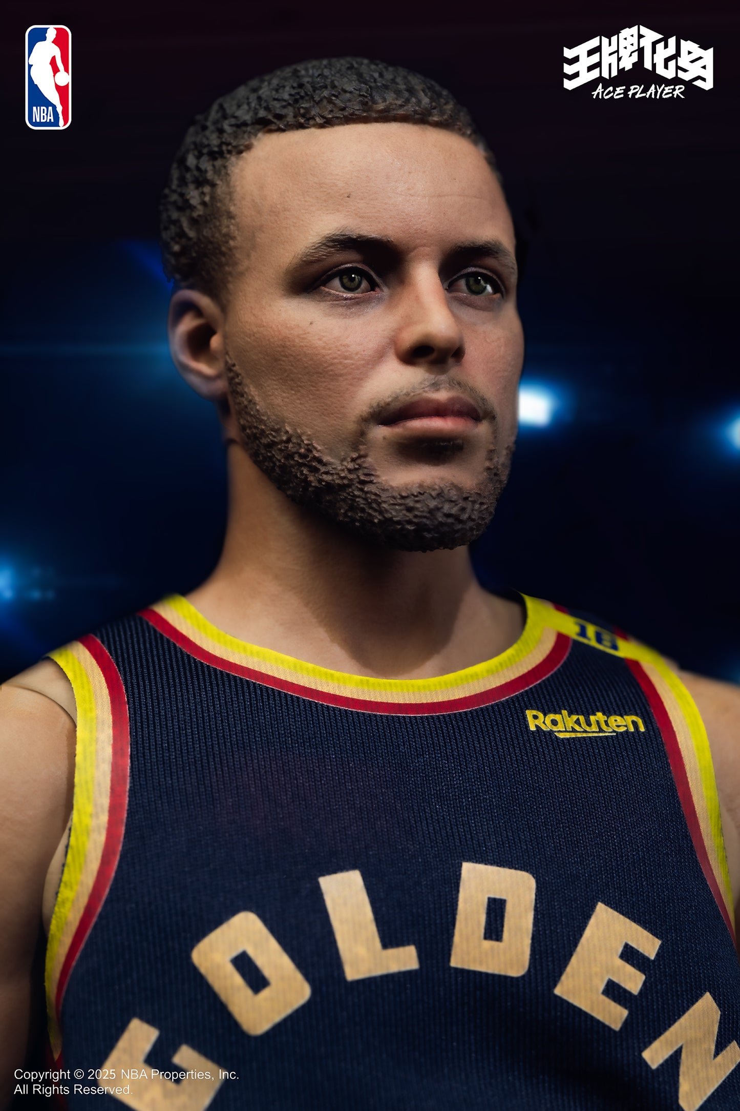 PRE ORDER – 1/6 NBA STEPHEN CURRY ACTION FIGURE STANDARD VER GOAT SERIES-CURRY-B