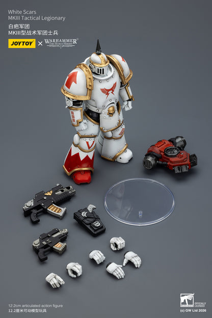 PRE ORDER – 1/18 JOYTOY WHITE SCARS MKIII TACTICAL LEGIONARY JT03349