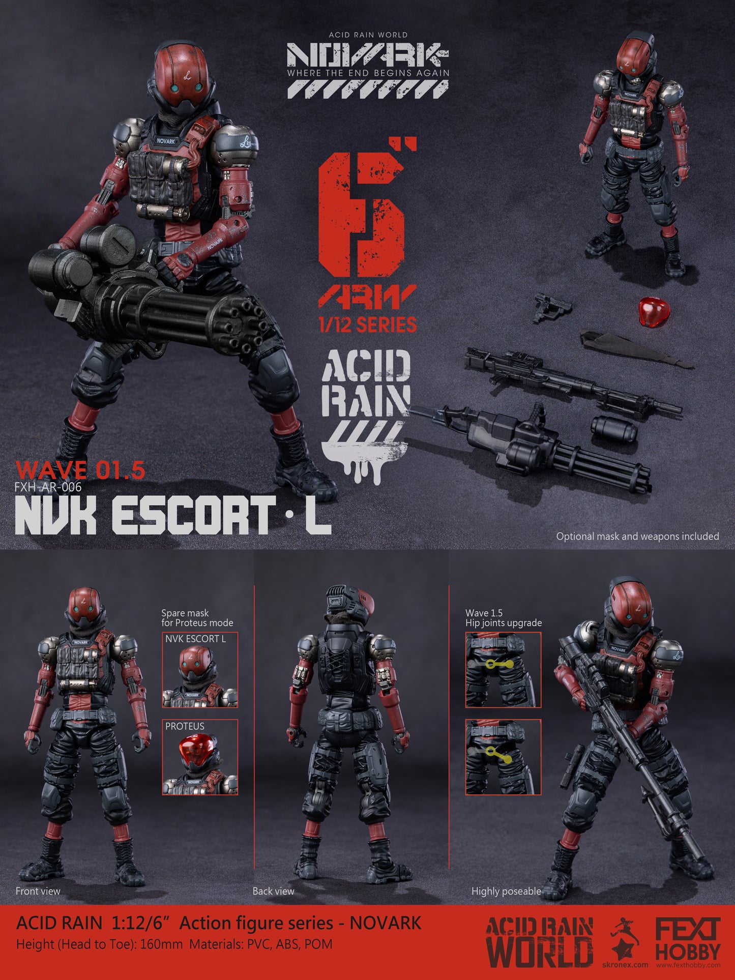 PRE ORDER – 1/12 FXH-ARV-005 & FXH-ARV-006 VALERIUS + ESCORT-L (SET OF 2)
